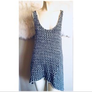 CAbi #488 Yarn Knit Tank Top Sweater Vest Size L